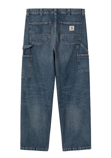 pantaloni og double knee pant uomo blu CARHARTT WIP | I03579701.4L